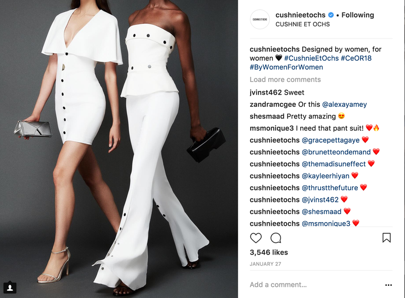 Cushnie et Ochs via Instagram